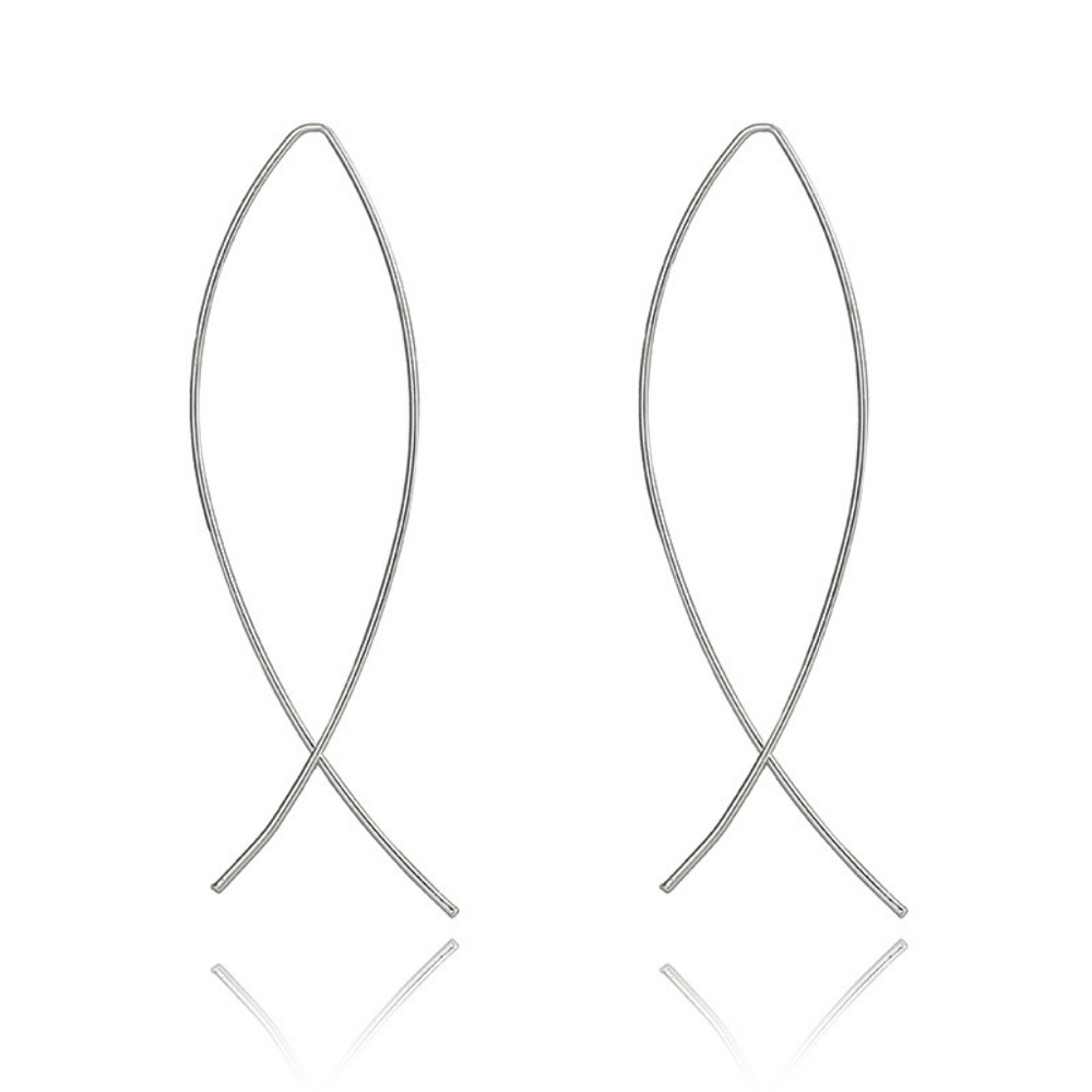 💕last one Minimalist Simple String Earrings - Picture 7 of 10